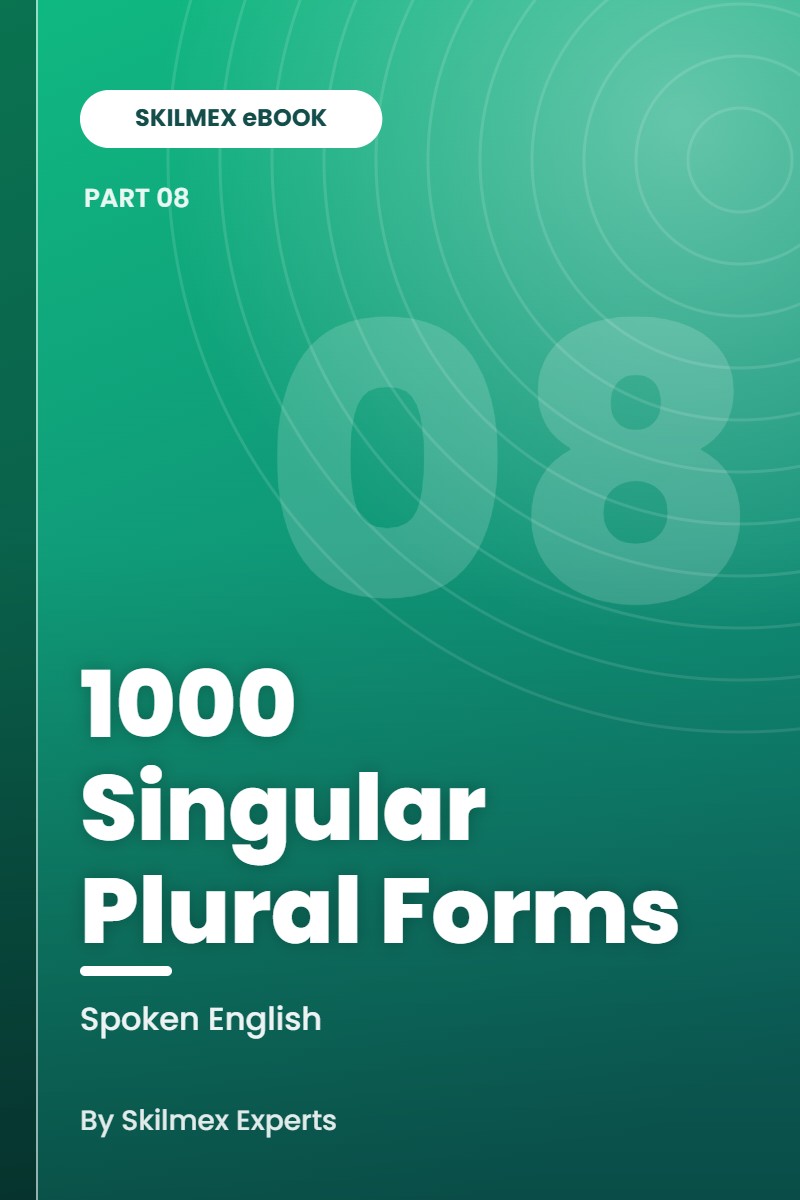 SKILMEX 1000 Singular Plural Forms
