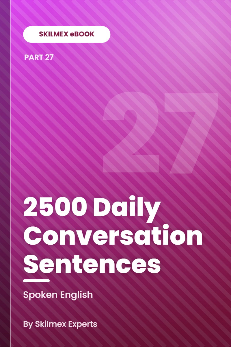 SKILMEX 2500 Daily Conversation Sentences